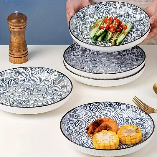 4-Piece Ceramic Plate Set